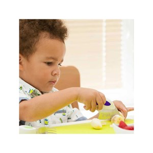 Set de 3 couverts ergonomiques aqua