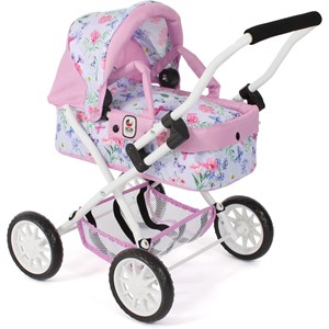 Poussette de poupée smarty fleurs
