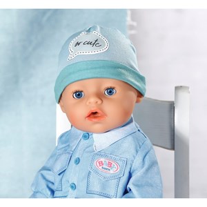 Baby born deluxe combinaison en jean pou