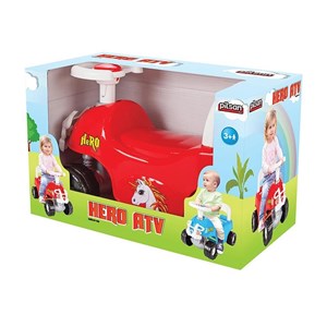 Trotteur pour enfant hero atv rouge