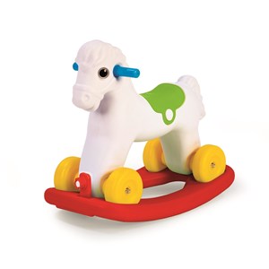 2in1 - cheval à bascule pony