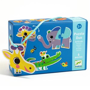 Puzzle duo articulo animaux