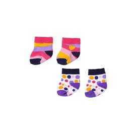 Baby born 2 paires de chaussettes, assor