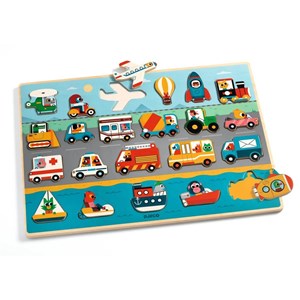 Puzzle en bois puzzlo vroom