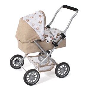 Poussette pour poupée smarty beige avec