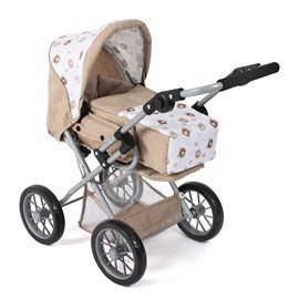 Poussette combinée leni beige avec ourso