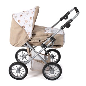 Poussette combinée leni beige avec ourso