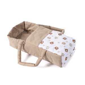 Poussette combinée leni beige avec ourso