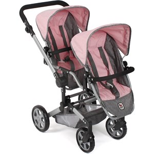 Poussette de poupée linus duo mélange gr