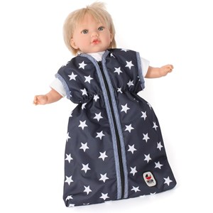 Gigoteuse pour poupées bleu étoiles