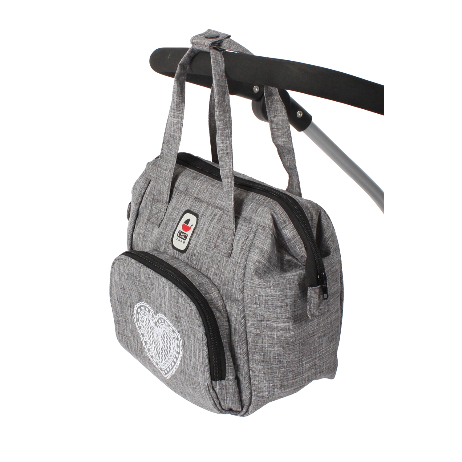 Bayer Chic 2000 853-62 - Sac à langer pour poussettes de poupées jean rose Bayer Chic 2000 853-62 - Sac à langer pour poussettes de poupées jean rose