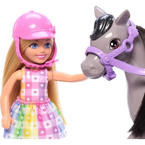 Barbie chelsea et son poney