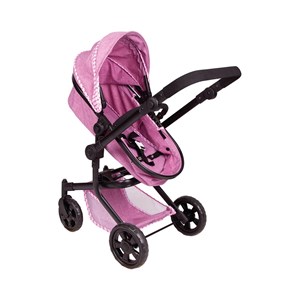 Poussette de poupée 2 en 1 trend fuchsia