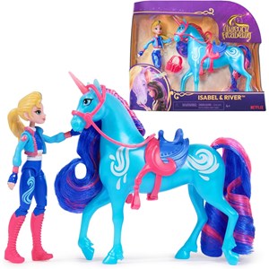 Unicorn academy licorne river et poupée