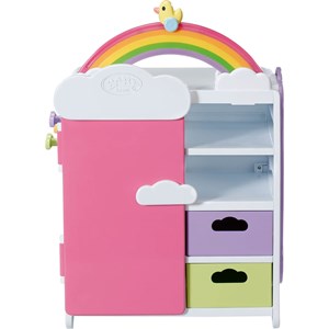 Baby born armoire arc-en-ciel pour poupé