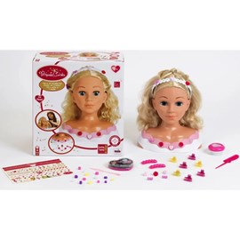 Tête à coiffer princesse coralie rose