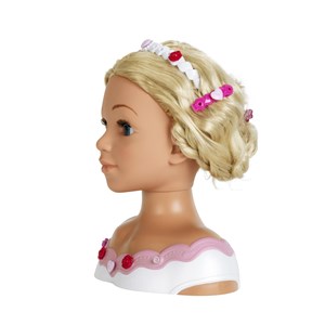 Tête à coiffer princesse coralie rose
