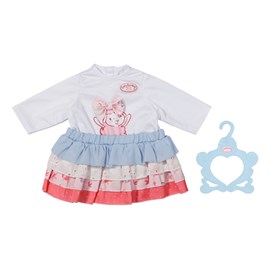 Baby annabell ensemble avec jupe pour po