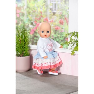 Baby annabell ensemble avec jupe pour po