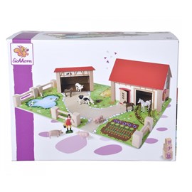 Eichhorn ferme en bois avec accessoires