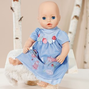 Baby annabell - robe bleue écureuil 43cm