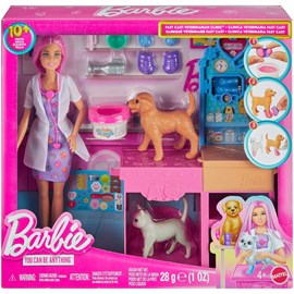 Barbie - poupée et ensemble pour cliniqu