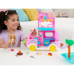 Barbie - coffret barbie camping-car de c