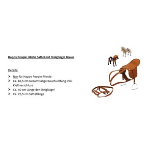 Selle pour chevaux avec étriers métalliq