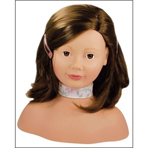 Tête à coiffer et à maquiller - cheveux