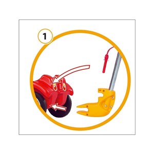 Barre de guidage et de contrôle pour bob