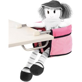Siège de table pour poupées.