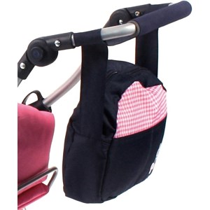 Sac à langer pour poussettes de poupées.