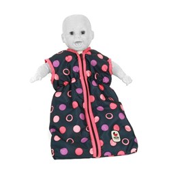 Sac de couchage pour poupées - corail