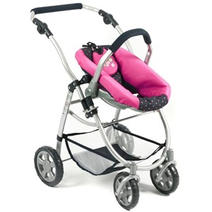 La poussette pour poupées, combinée 3 en