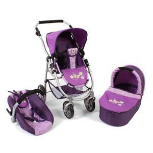 Poussette pour poupées, 3 en 1 emotion -
