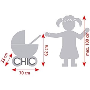 Petite poussette de jogging lola bleu je