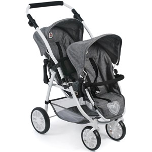 Le buggy tandem vario pour poupées - col