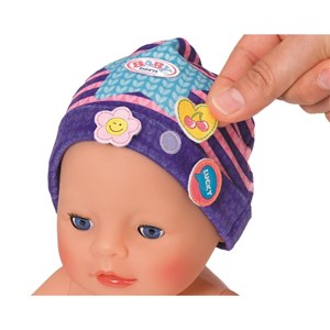 Baby born casquette avec badges