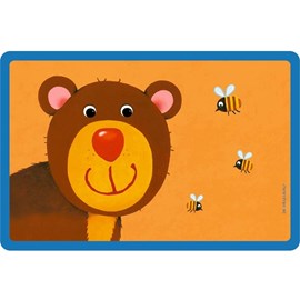 Set de table motif ours - marron