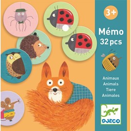 Mémo animaux 32 pièces