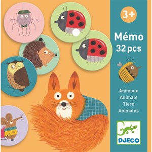 Mémo animaux 32 pièces