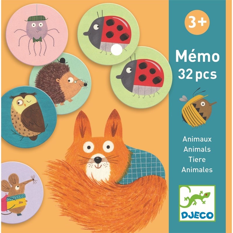 Mémo animaux 32 pièces
