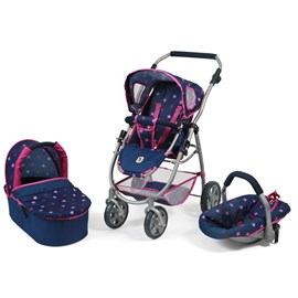 La poussette combinée pour poupée 3 en 1