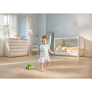 Grenouille jouet en bois