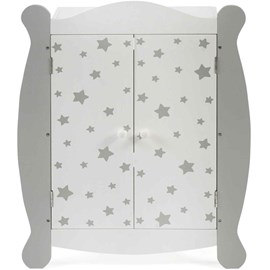 Stars - armoire à poupées, gris
