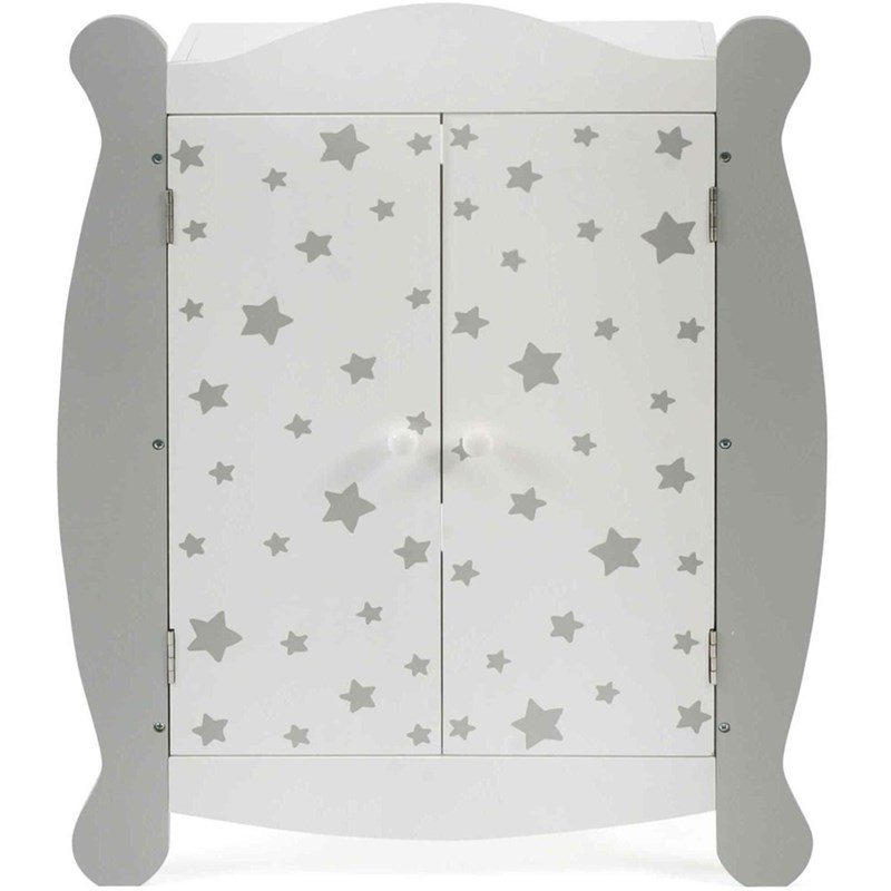 Stars - armoire à poupées, gris