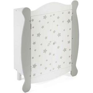 Stars - armoire à poupées, gris