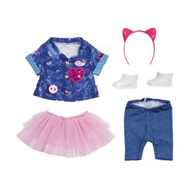 Baby born deluxe ensemble robe en jeans
