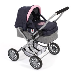 Poussette pour poupée smarty mélange gri