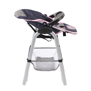 Chaise haute pour poupées, bleu foncé -